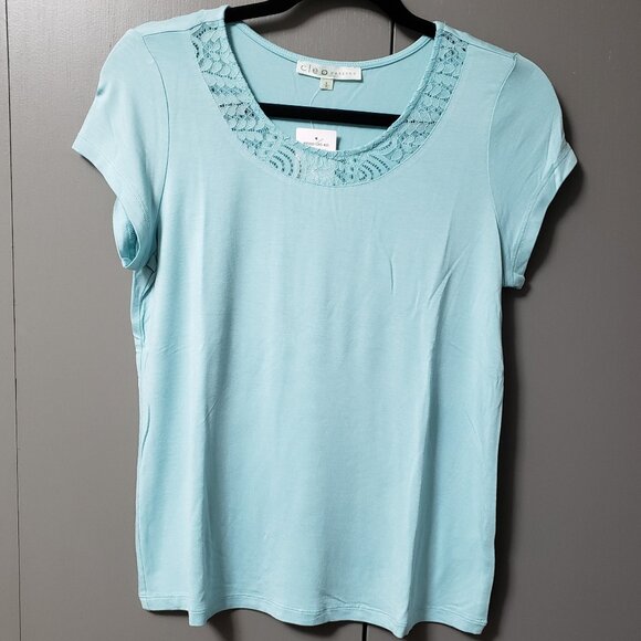 NEW Cleo Petite Lace Cap Sleeve Top - Picture 2 of 6